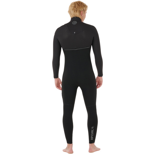 2026 Rip Curl Mens E-Bomb 5/3mm Chest Zip Wetsuit 17QMFS - Black